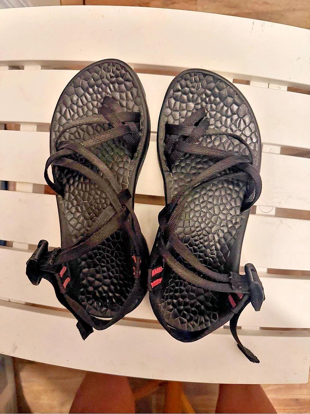 Chaco ZX/2 Classic Hiking Sandals Women's Size 7 Black Vibram Soles Strappy